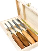 4 Piece Carpenter Chisel Set by Pfeil Swiss Made - Image 4