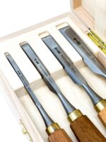 4 Piece Carpenter Chisel Set by Pfeil Swiss Made - Image 6