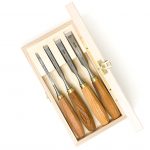 4 Piece Carpenter Chisel Set by Pfeil Swiss Made